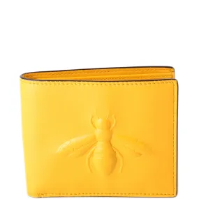 451179 Leather Bee Bifold Yellow