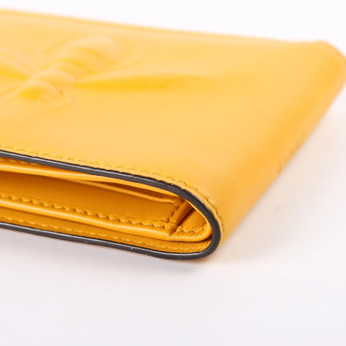 451179 Leather Bee Bifold Yellow