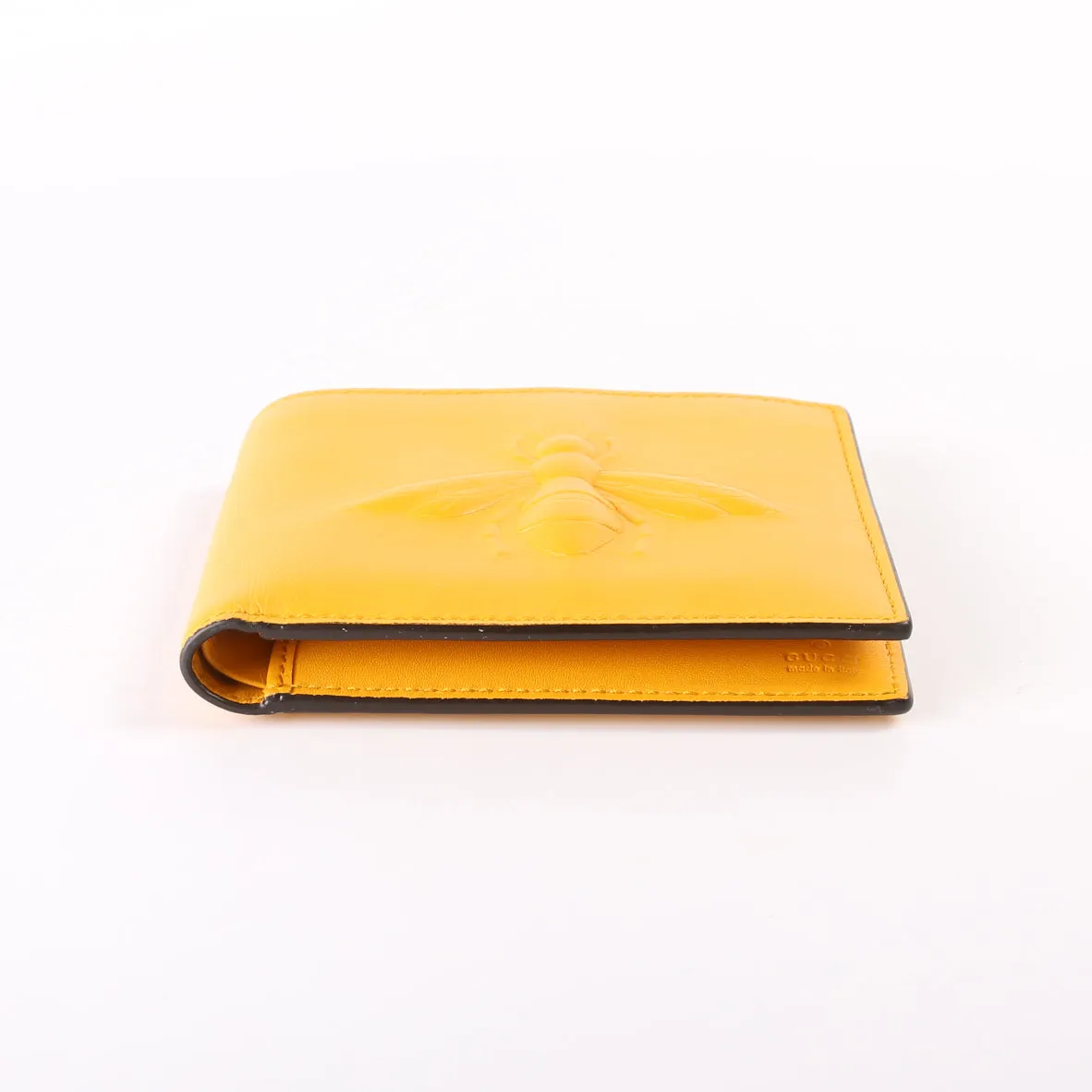 451179 Leather Bee Bifold Yellow