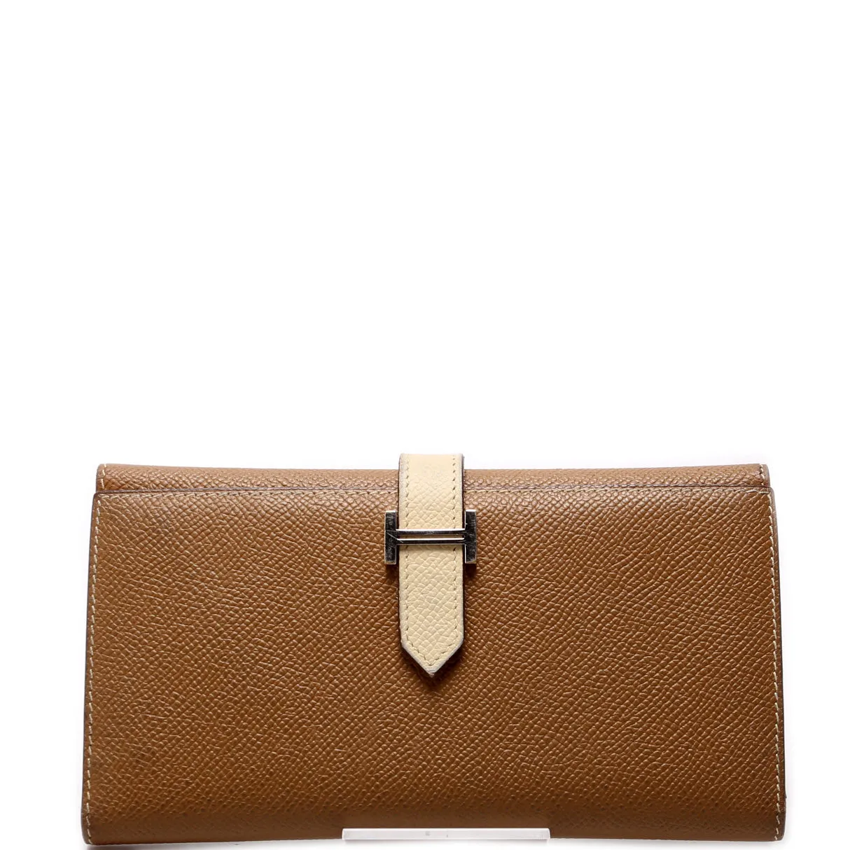 Bearn Trifold Wallet Epsom Leather Brown
