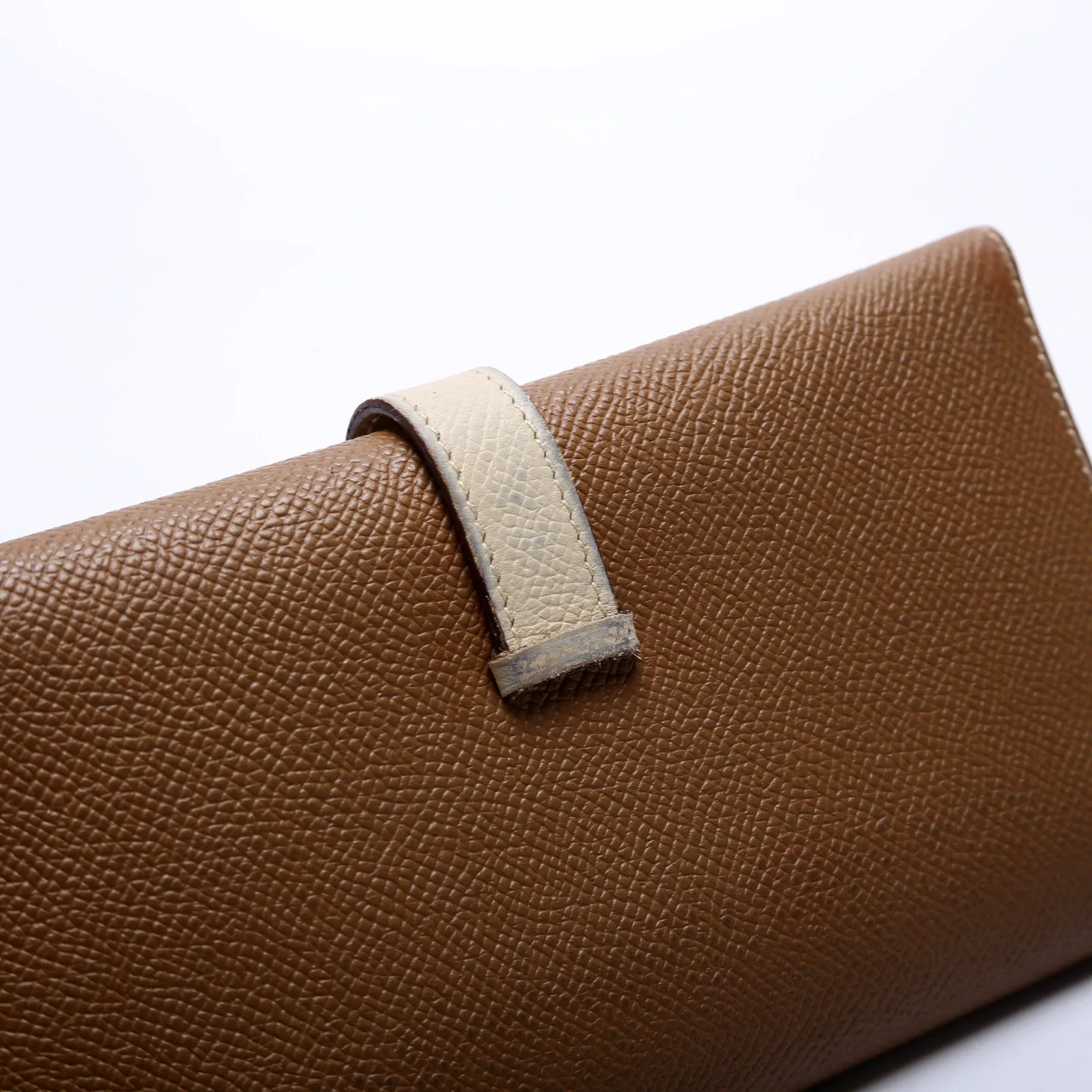 Bearn Trifold Wallet Epsom Leather Brown