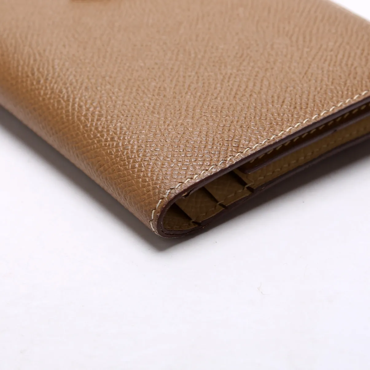 Bearn Trifold Wallet Epsom Leather Brown