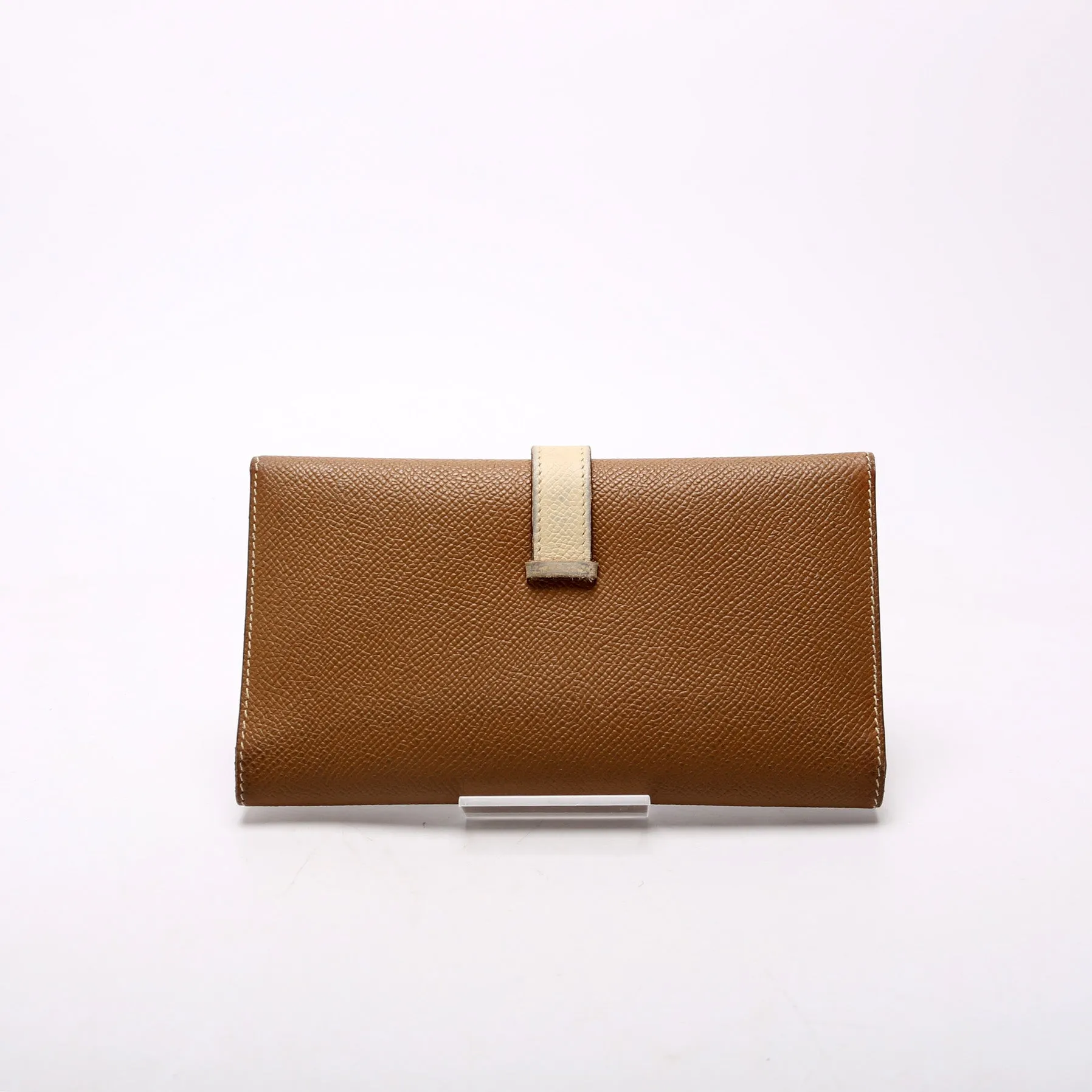Bearn Trifold Wallet Epsom Leather Brown