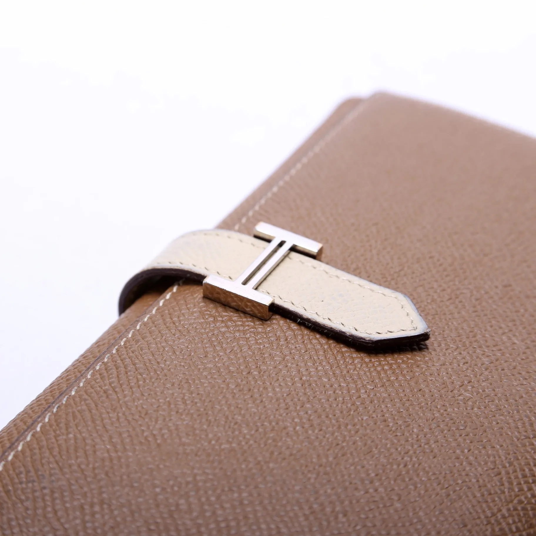 Bearn Trifold Wallet Epsom Leather Brown