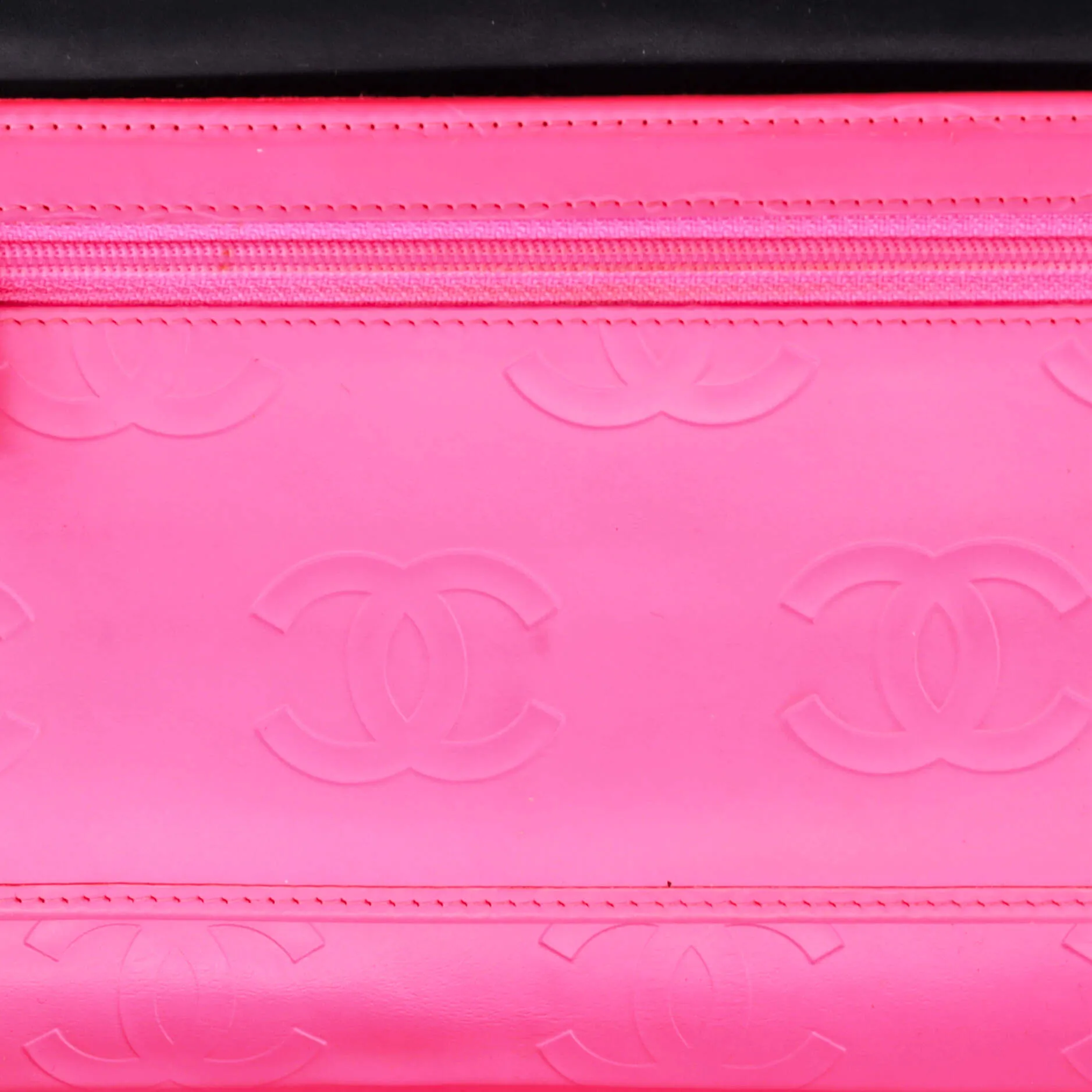 Cambon Trifold Wallet Quilted Lambskin Long