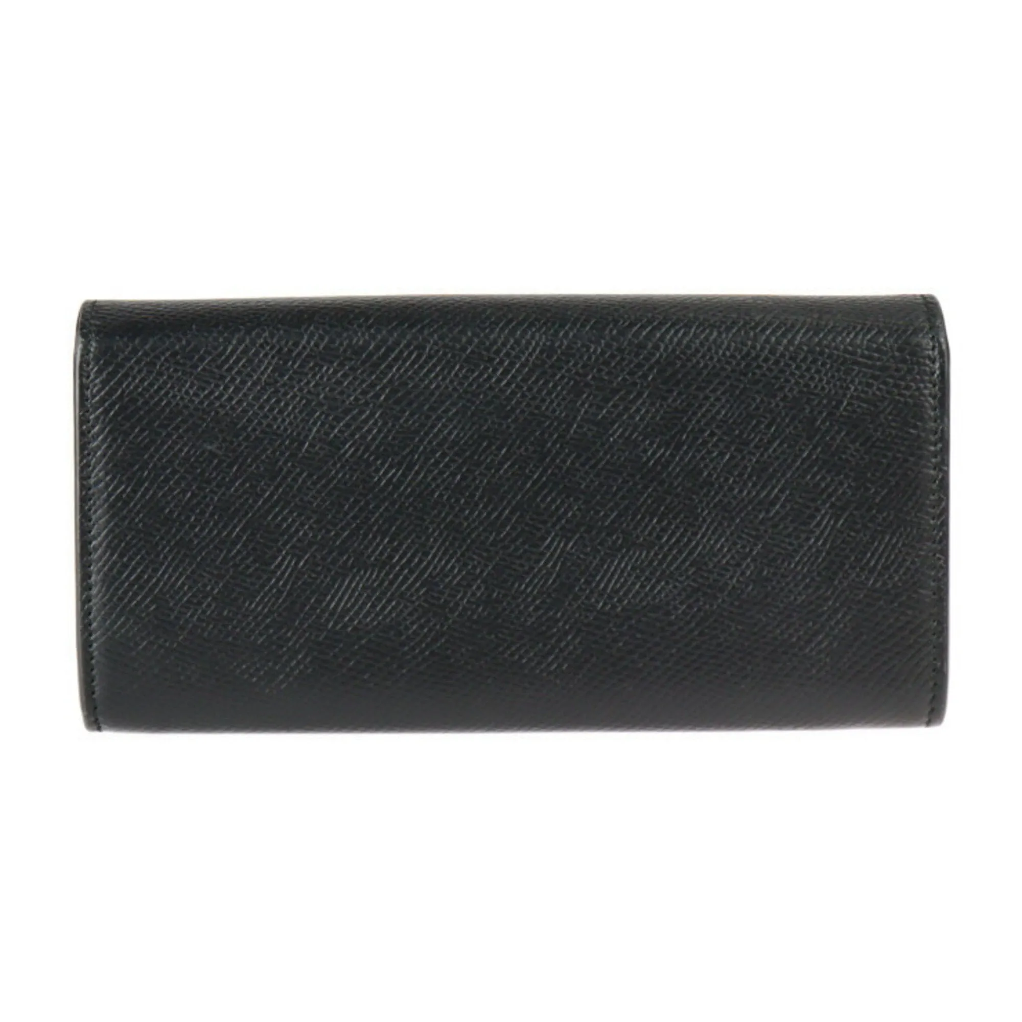 Celine large flap wallet bifold 10B563BEL calf leather black gold hardware long