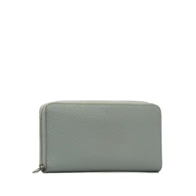 Celine Leather Zip Around Wallet Long Wallets