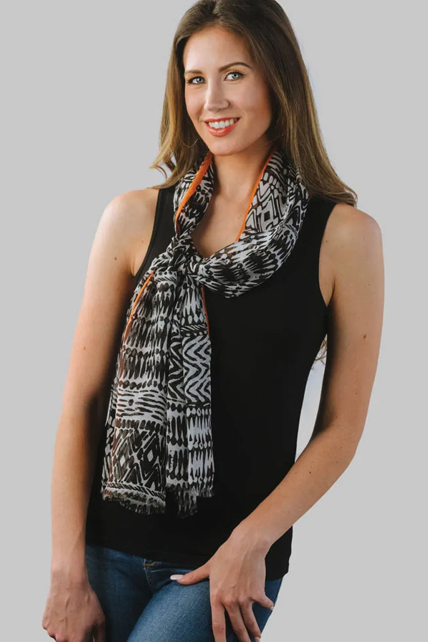 Chameli Silk & Cotton Scarf