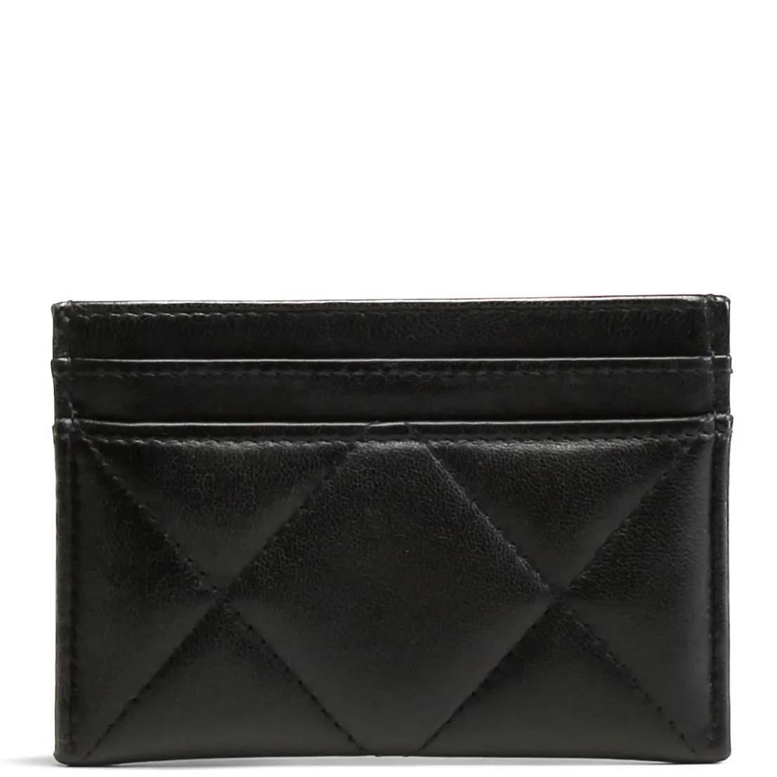 CHANEL 19 Card Case - Black
