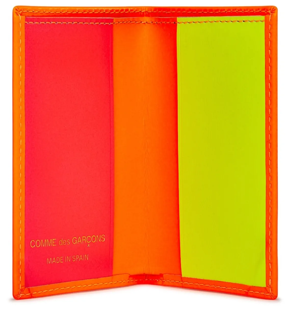 COMME DES GARÇONS | FLOURESCENT LEATHER CARDHOLDER