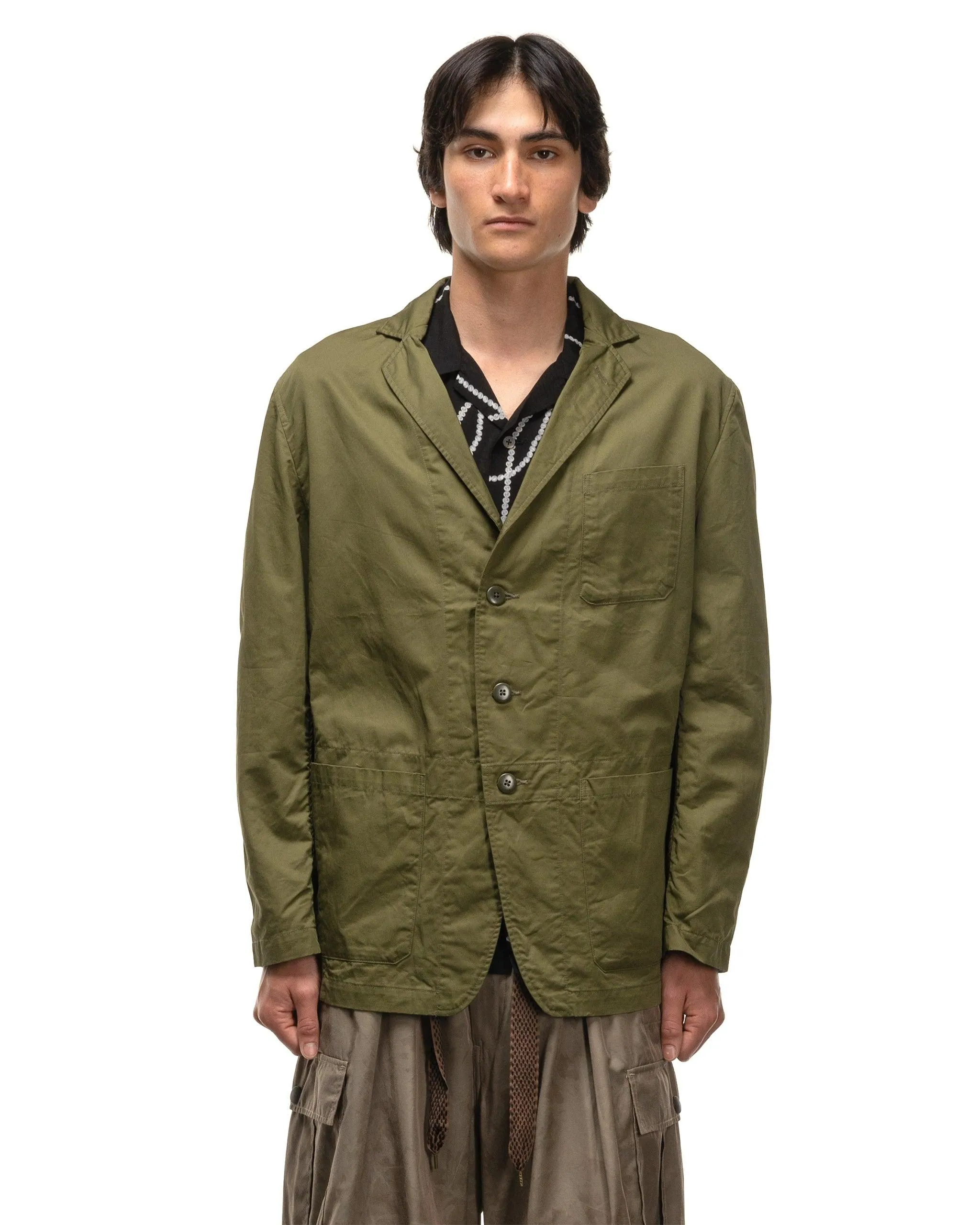 Cotton Linen Chino Cloth RANDONNEUR Bike JKT Khaki