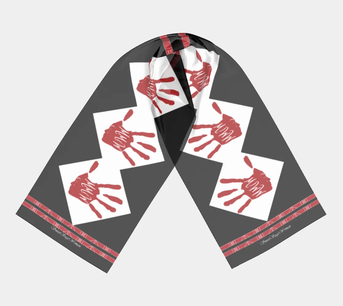 MMIW Black Long Scarf