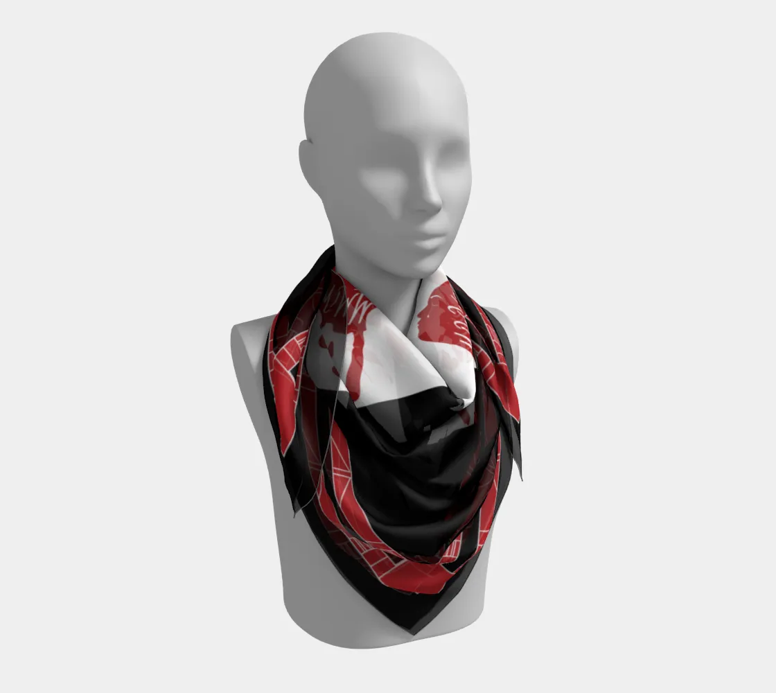 MMIW Black Square Scarf