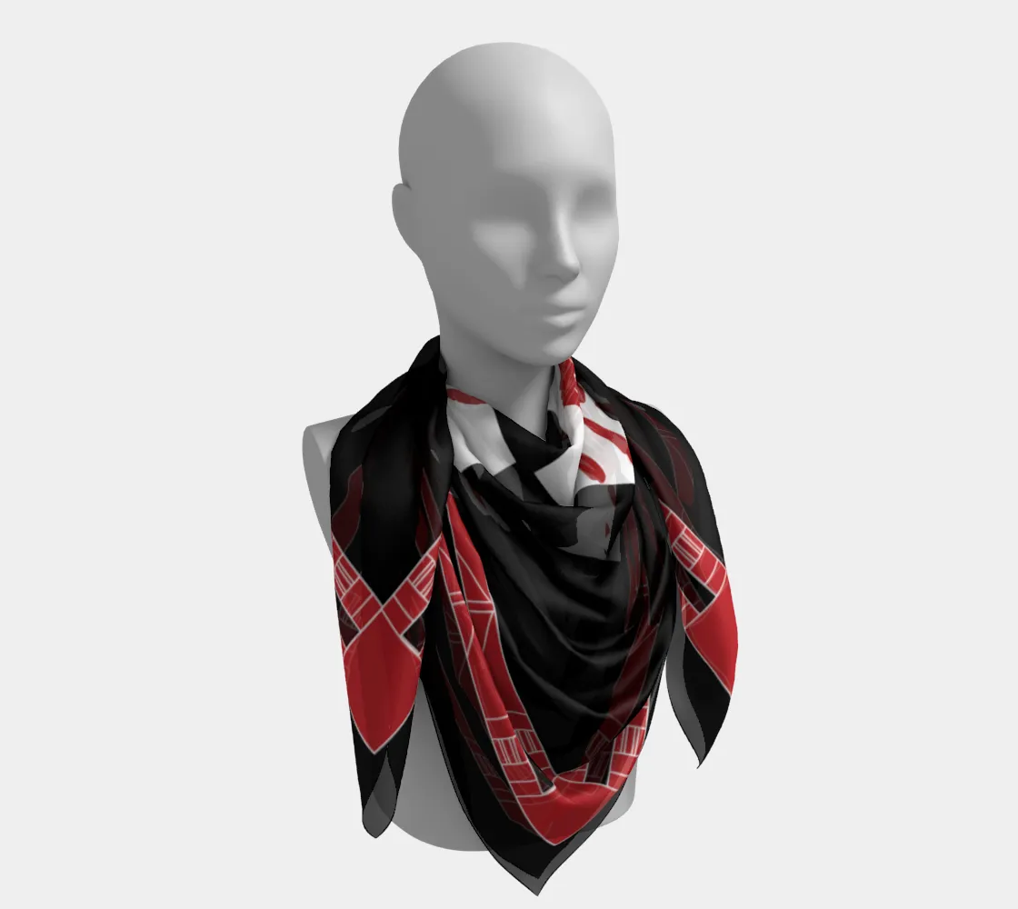 MMIW Black Square Scarf