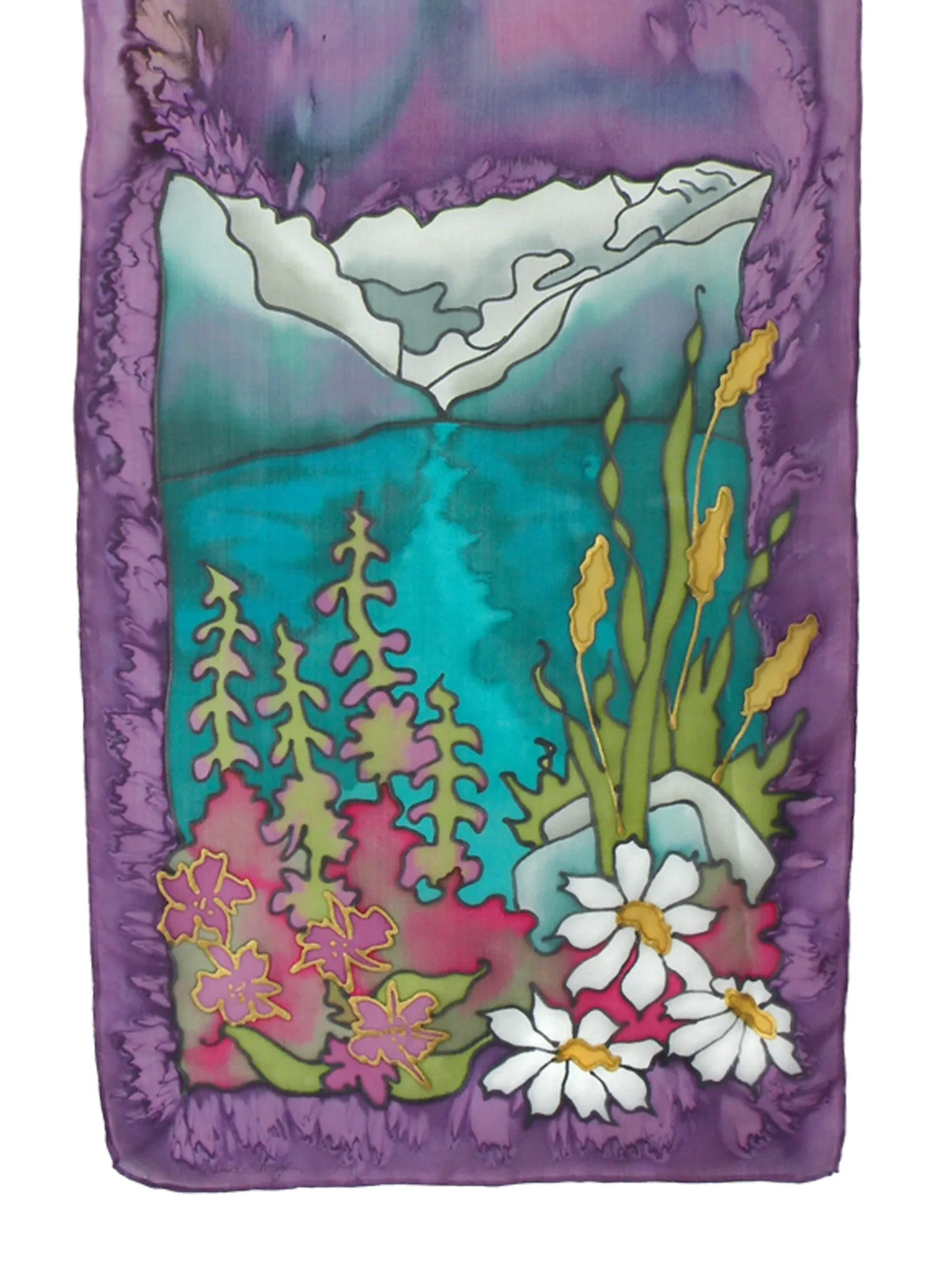 Mountain Flowers Scarf | 11"x60"