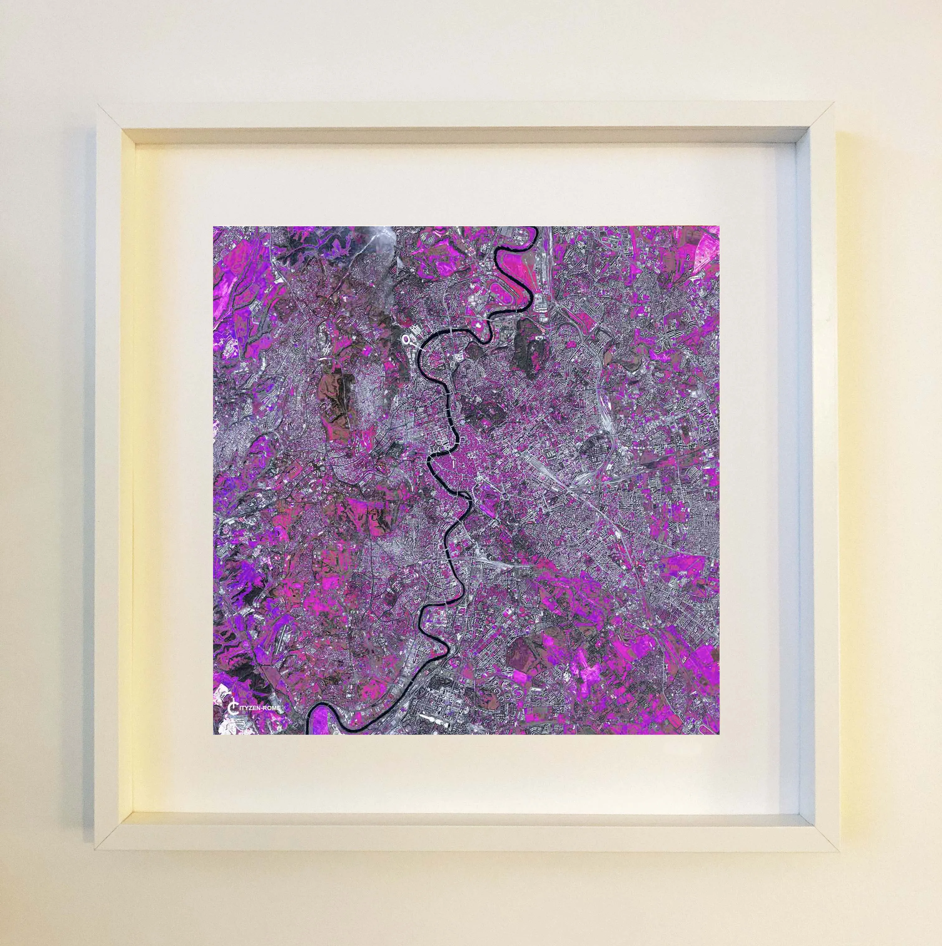 Rome Scarf Framed